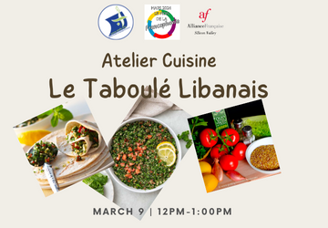 Atelier Cuisine: Lebanese Tabbouleh Salad