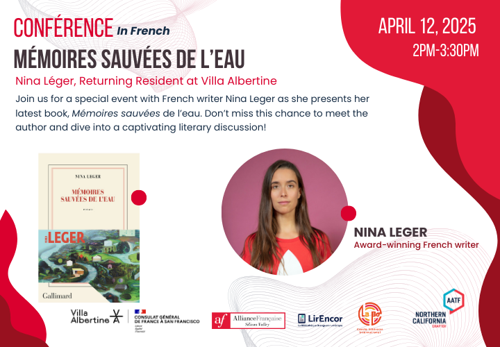 Conférence avec Nina Léger: Mémoires sauvées de l’eau